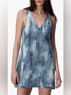 Women’s Naia Tie-Dye Denim Mini dress